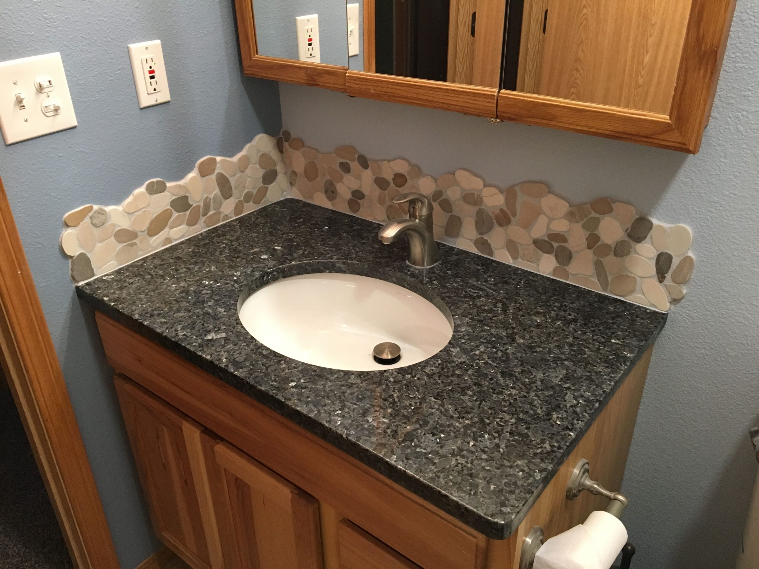 Master Bathroom Tile Backsplash