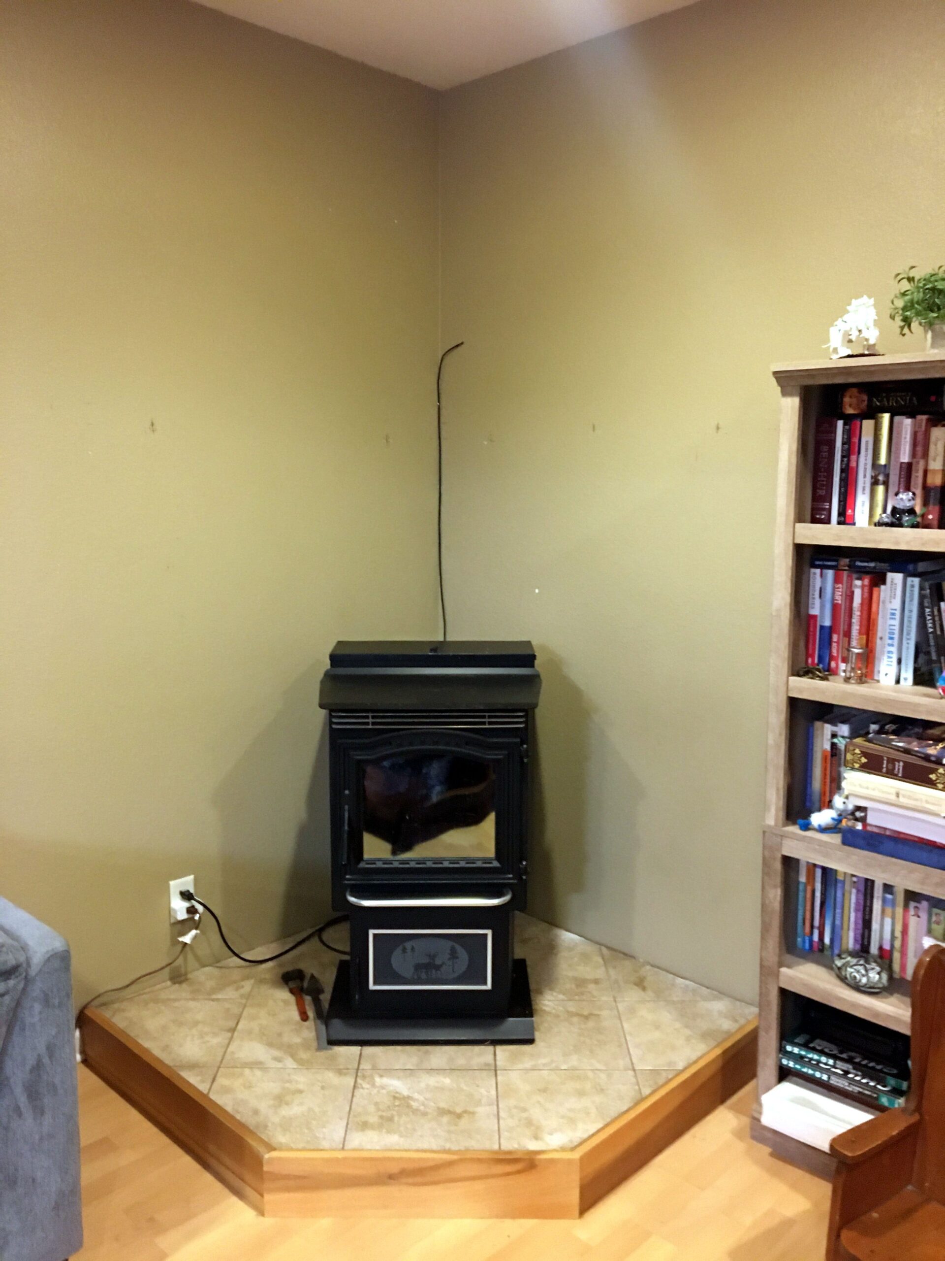 Pellet Stove (Before)