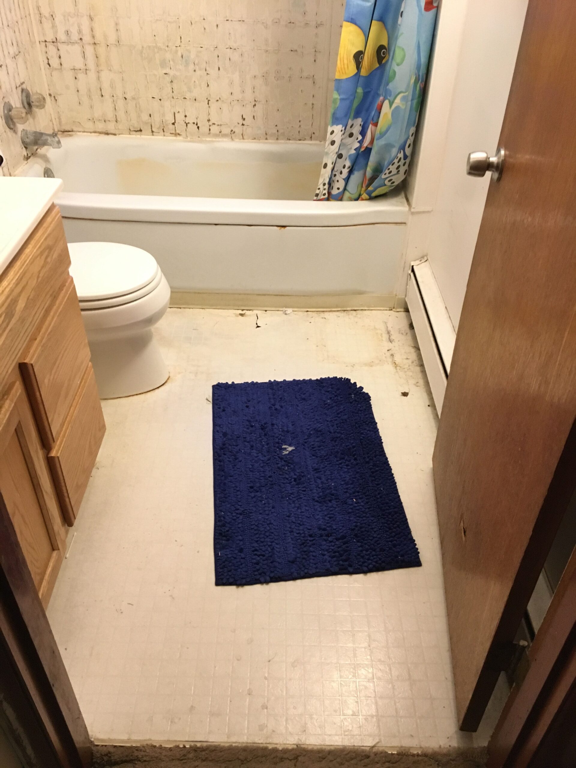 Old bathroom in Fairbanks AK