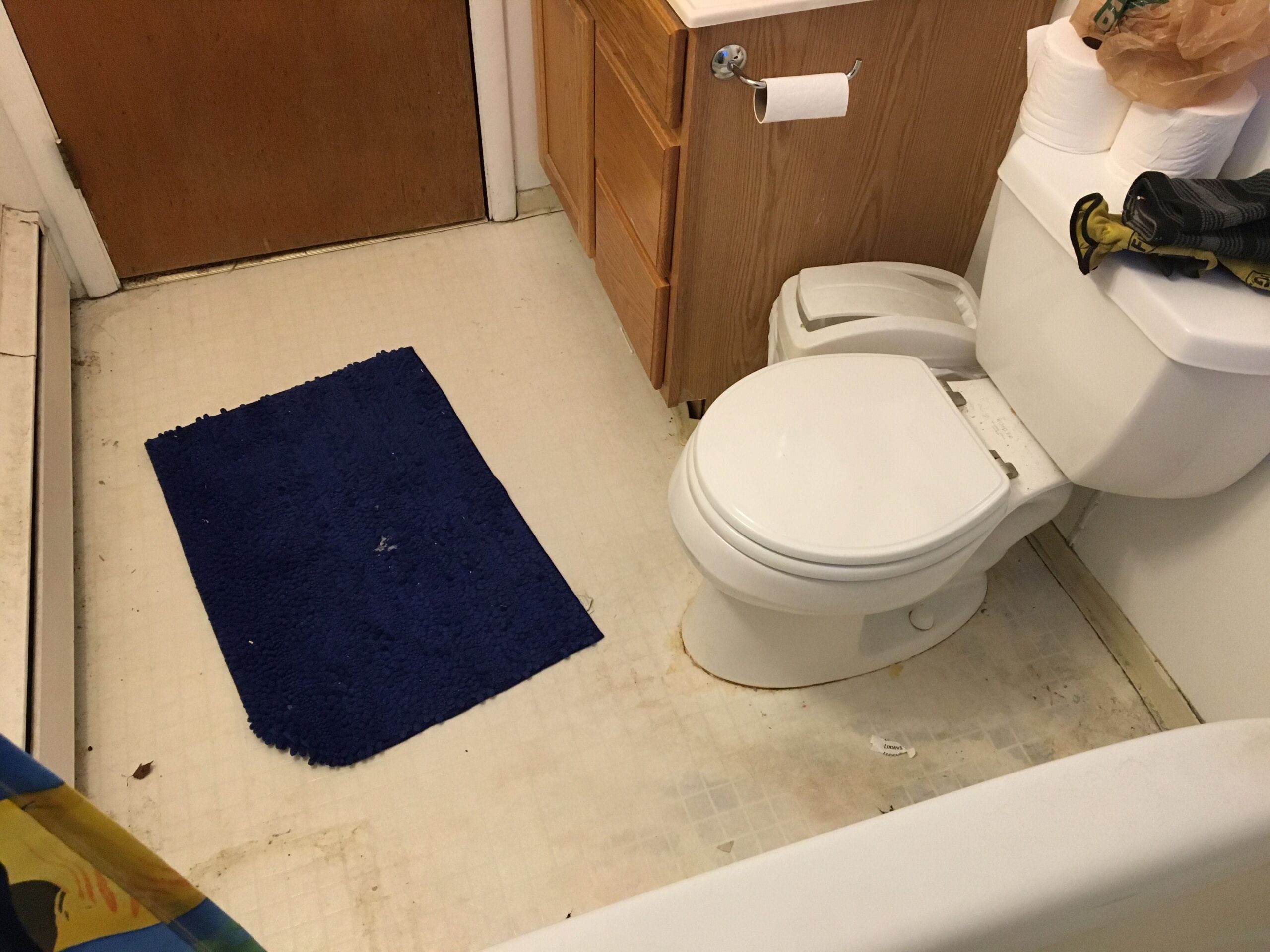 Old bathroom in Fairbanks, AK